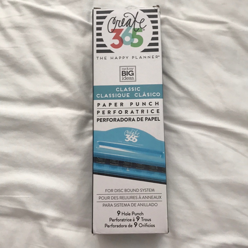 Happy Planner 9 hole punch